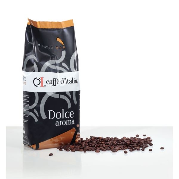 Caffè D'italia Dolce Aroma kávová zrna - 1 kg.