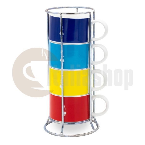 Šálky Bialetti Cappuccino Multicolor