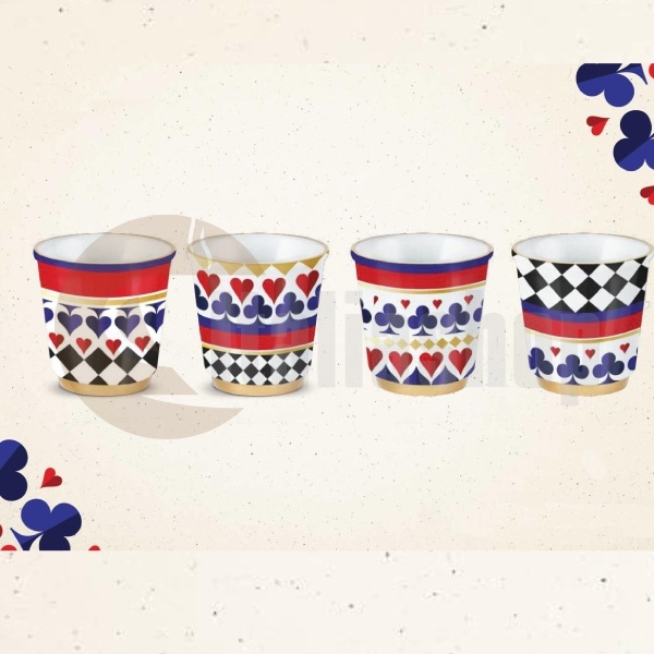 Bialetti Set Of 4 Espresso Cups