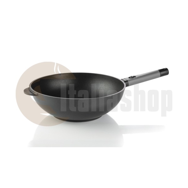 Guzzini Wok with Removable Handle - 32 cm