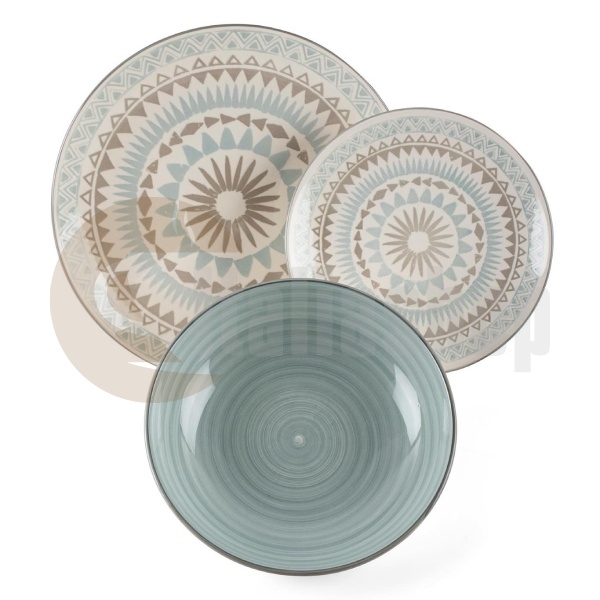 Evviva Dishes set Gradara Blue - 18 pcs.