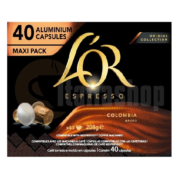 Nespresso Kompatibilní kapsle Lór colombia - 40 ks
