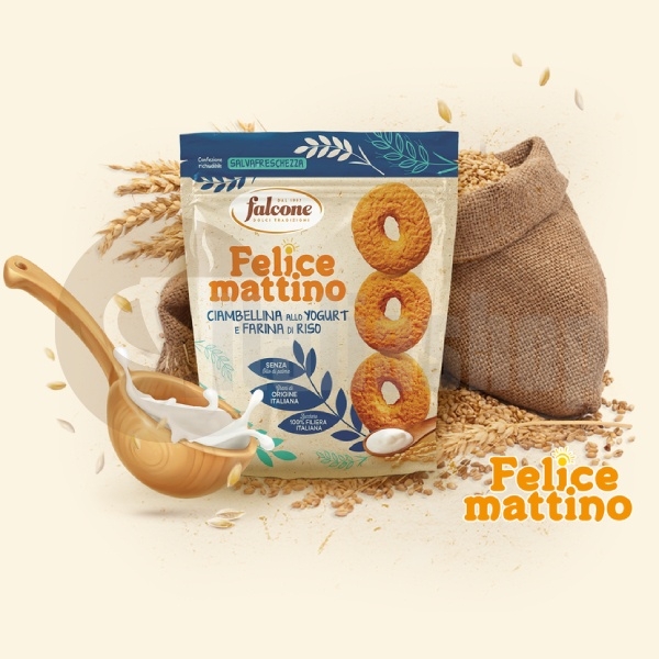 Falcone Biscuits Felice mattino With Yogurt