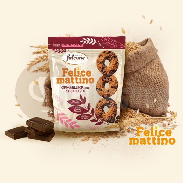 Biscuits Felice mattino With Pieces Of Chocolate