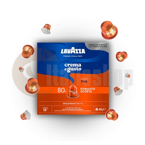 Lavazza Comp.  Nespresso Aluminium Crema e Gusto Forte - 80 pcs