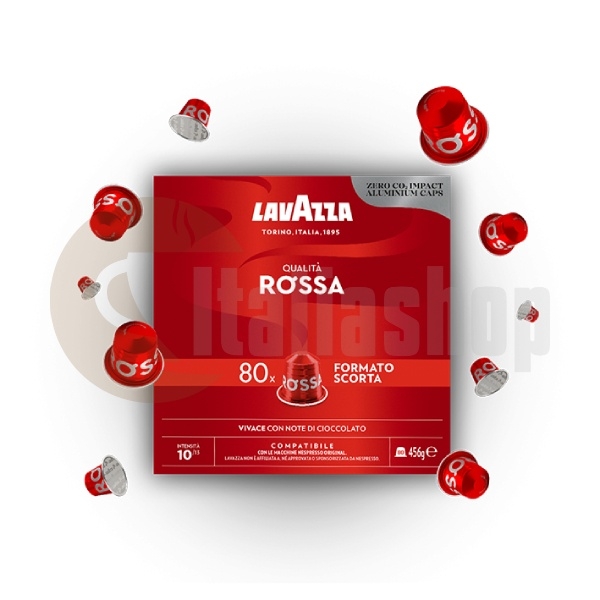 Lavazza Comp.  Nespresso Aluminium Qualita Rossa - 80 pcs