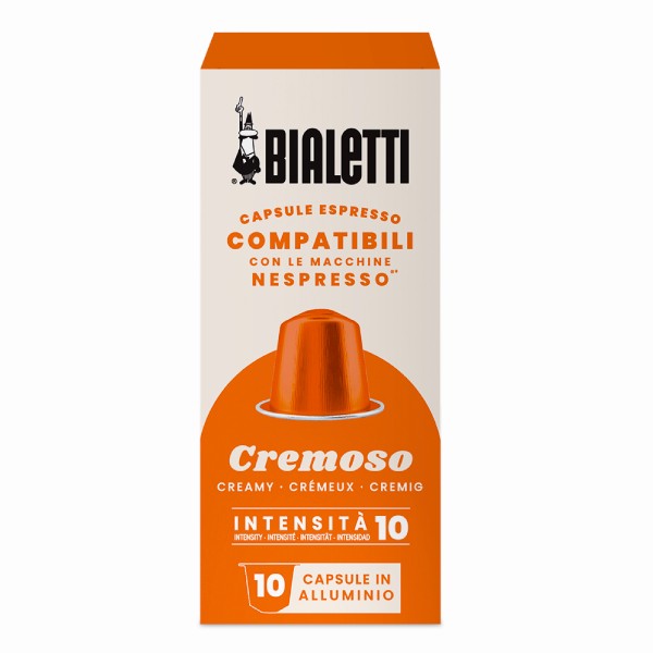 Bialetti Cremoso Compatible Capsules For Nespresso 10 pcs