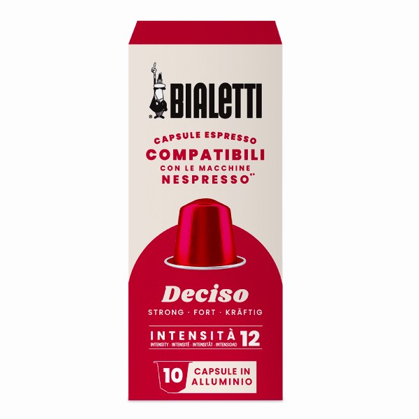 Bialetti Deciso Compatible Capsules For Nespresso 10 pcs