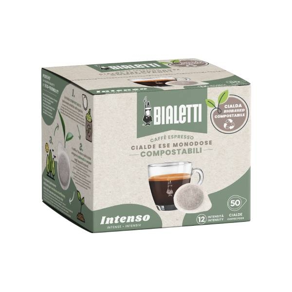 Bialetti Paper Capsule ( E.S.E. Pod ) Intenso - 50 pcs