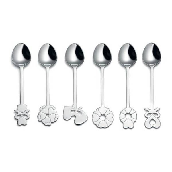 Guzzini Set Of 6 Forks Love