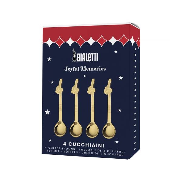 Bialetti Joyful Christmas spoons set 4 pcs