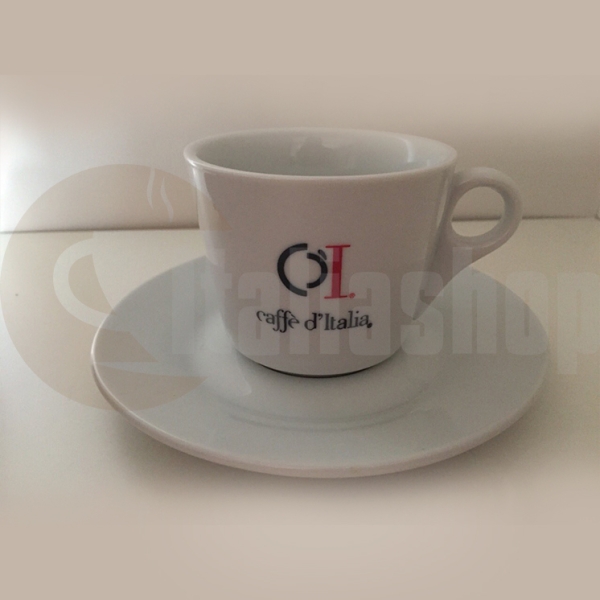 Caffè D'italia porcelánový set sklenic na kapučíno