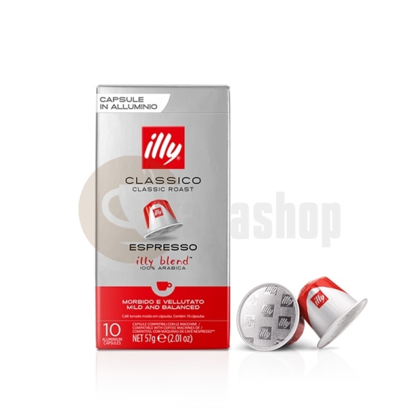 Illy Kompatibilní  kapsle pro Nespresso Classico - 10 ks