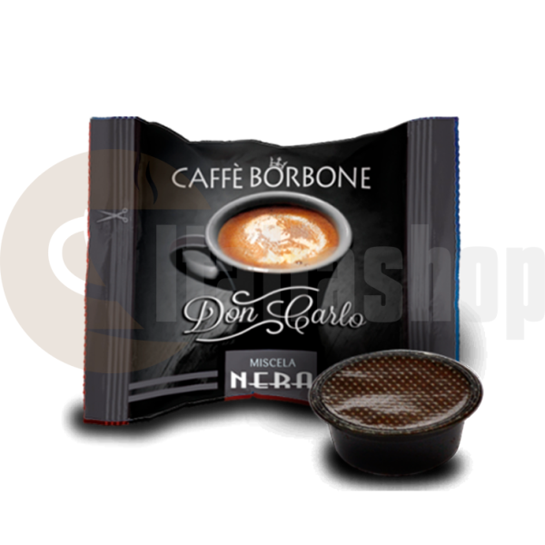 Lavazza A Modo Mio  kompatibilní kapsle Borbone Nero - 50 ks