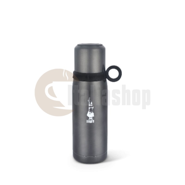 Bialetti termoska s pohárem, šedá 1306 - 460ml