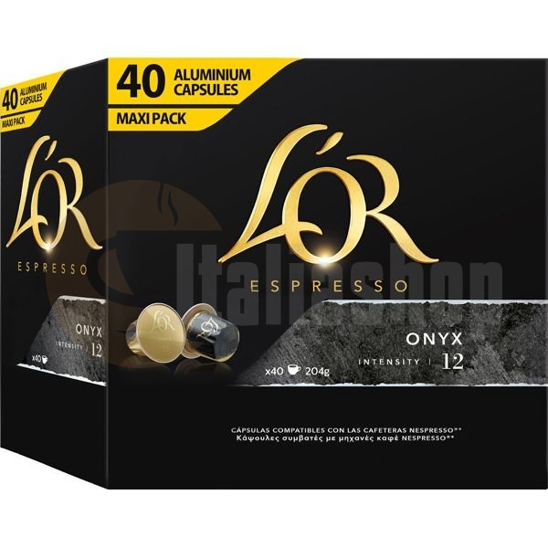Nespresso Kompatibilní  kapsle Lor Onyx - 40 ks