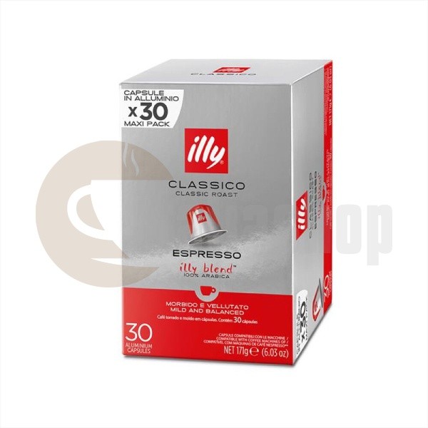 Illy kompatibilní kapsle pro Nespresso Classico 30 ks