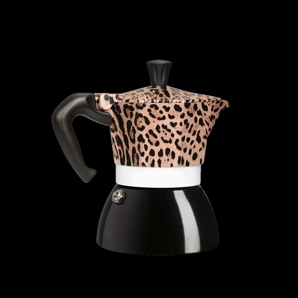 Kávovar Bialetti Dolce&amp;Gabbana Moka Induction Leopardo – 4 šálky