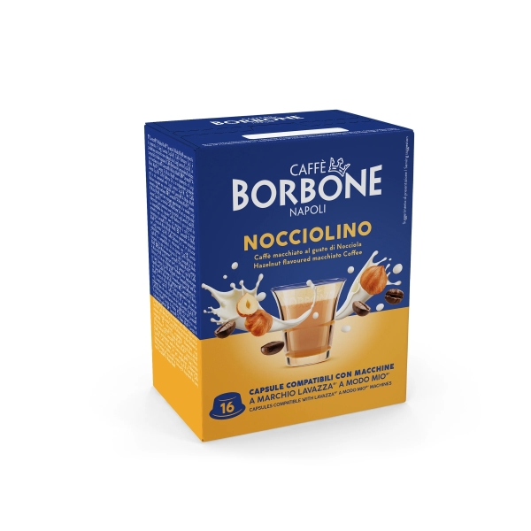 Borbone Nocciolino – 16 kapslí kompatibilních s Lavazza A Modo Mio