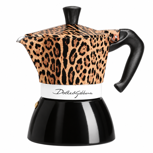 Kávovar Bialetti Dolce&amp;Gabbana Moka Induction Leopardo – 4 šálky