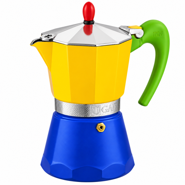 Moka konvička G.A.T. Fantasia Multicolor na 3 šálky