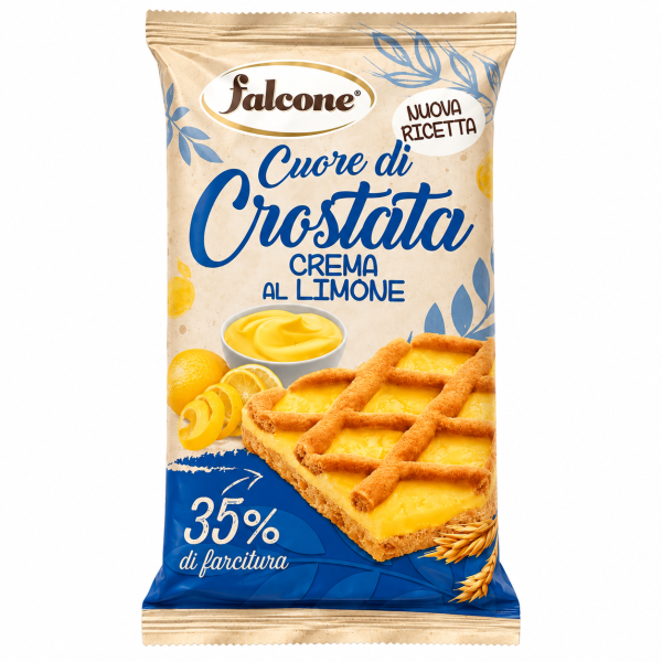 Falcone Cuore di Crostata Crema al Limone 