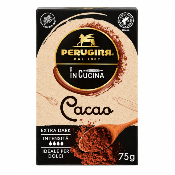 Perugina Cacao Extra Dark kakaový prášek – 75 g