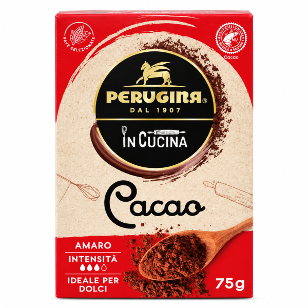 Perugina Cacao Amaro hořký kakaový prášek – 75 g