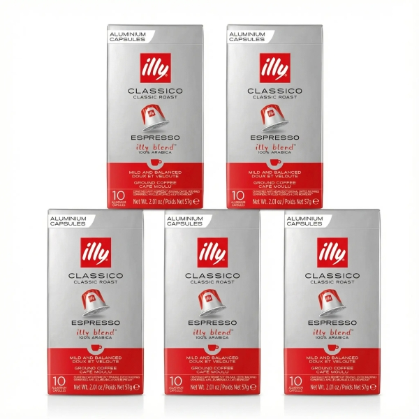 Illy kompatibilní kapsle pro Nespresso Classico 50 ks.