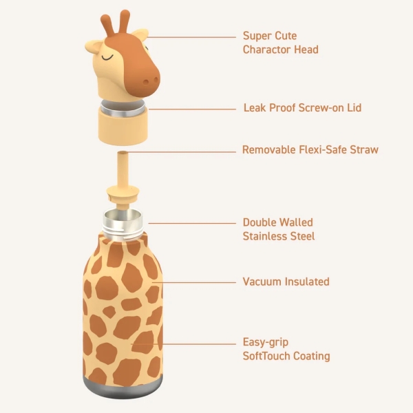 Giraffe Bestie – termoláhev