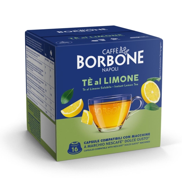 Borbone čaj a citronem – 16 kapslí