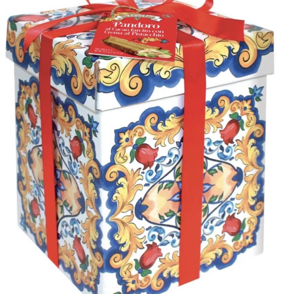 Pandoro Valentino s kakaem a pistáciemi 1 kg